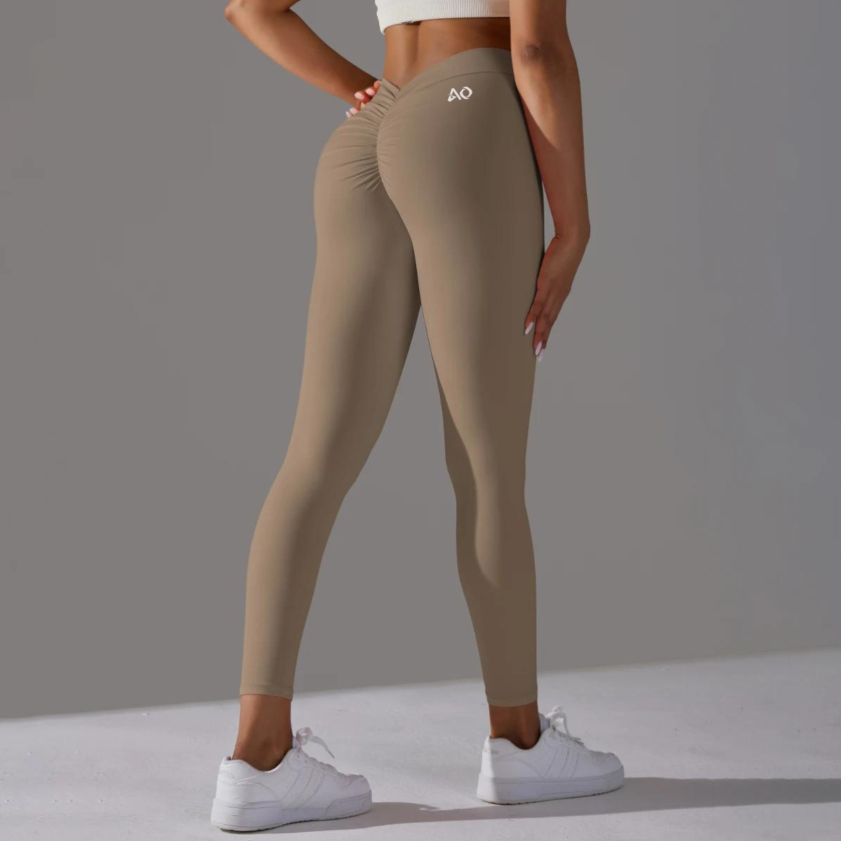 Cocoa Brown Shape Leggings