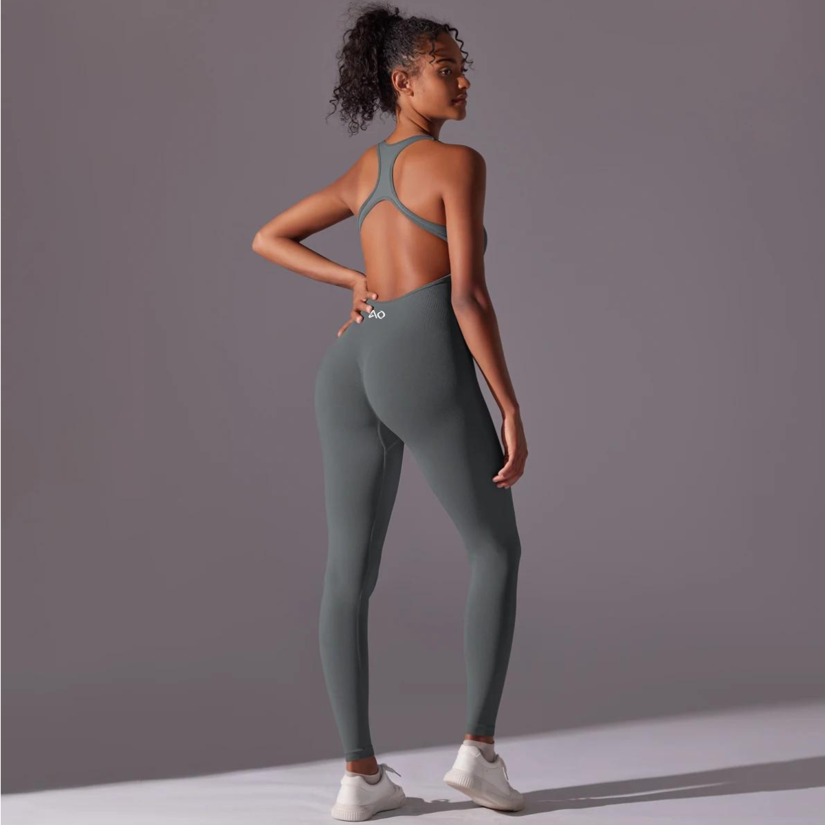 Grey Thrivefit Bodysuit 1.0