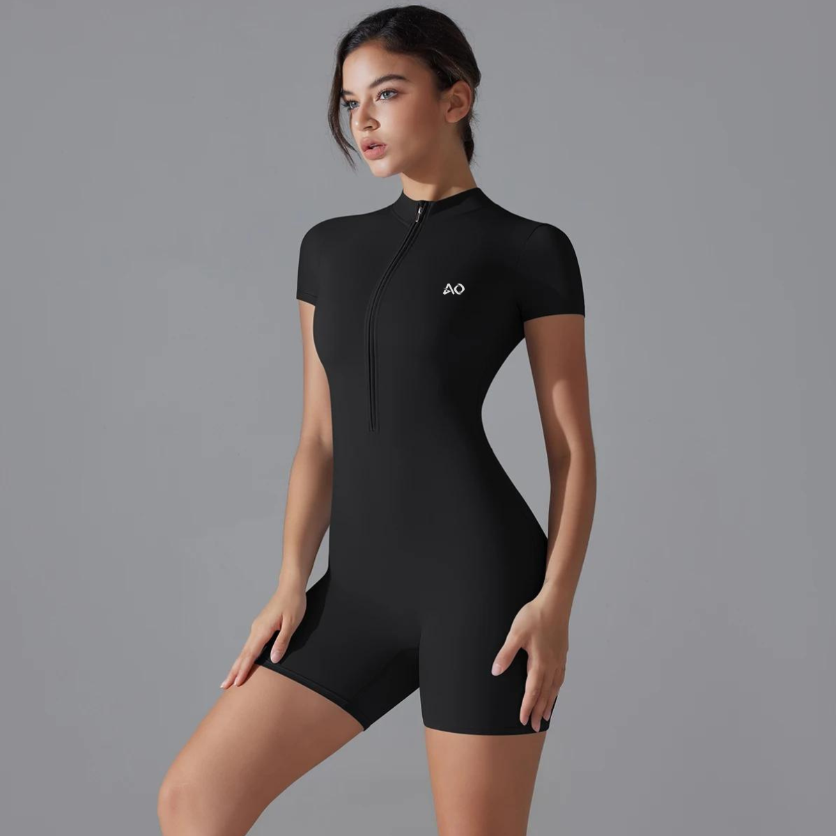Black Equilibrium Bodysuit