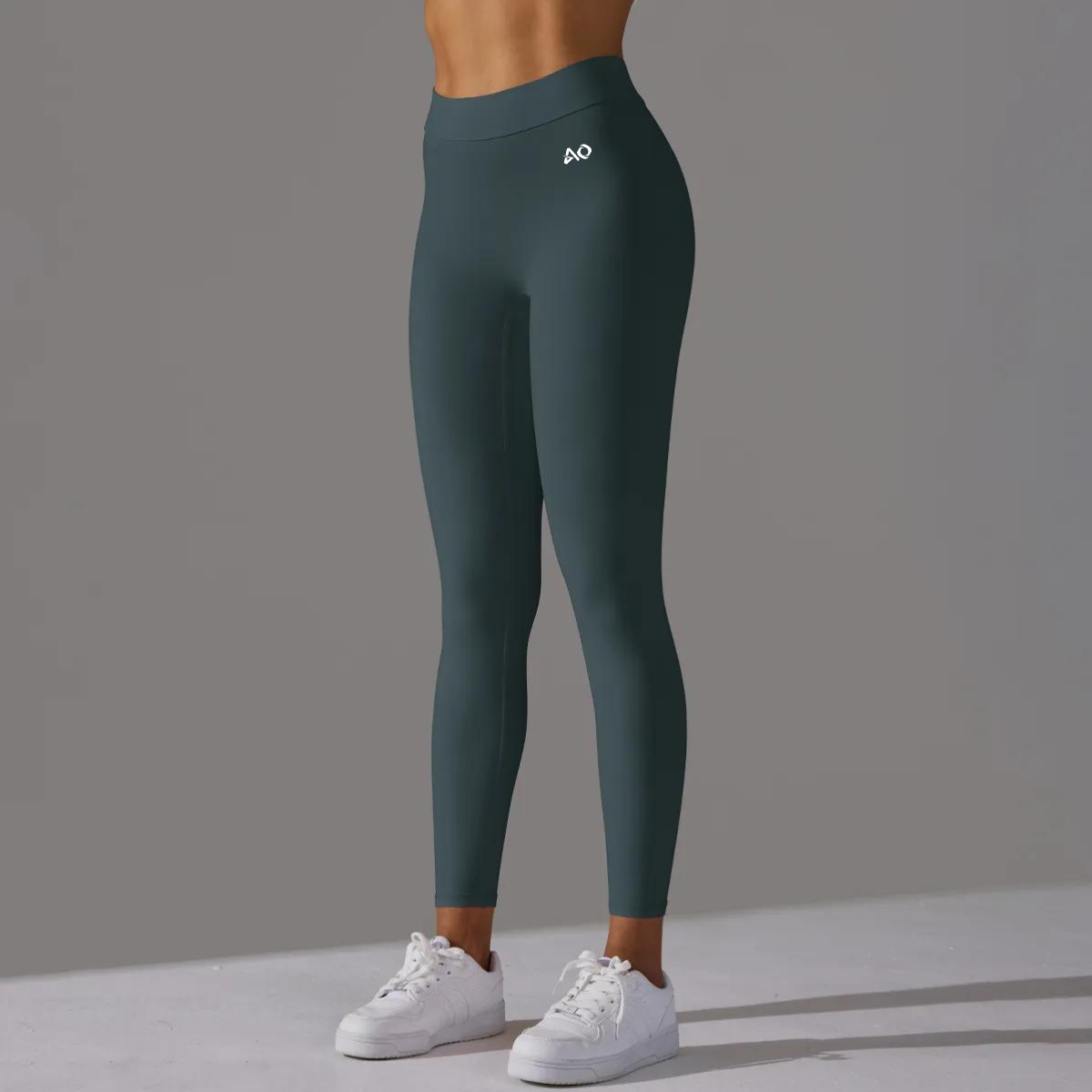 Deep Green Shape Leggings