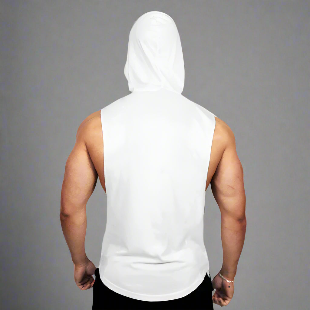 White Stringer Tank Top