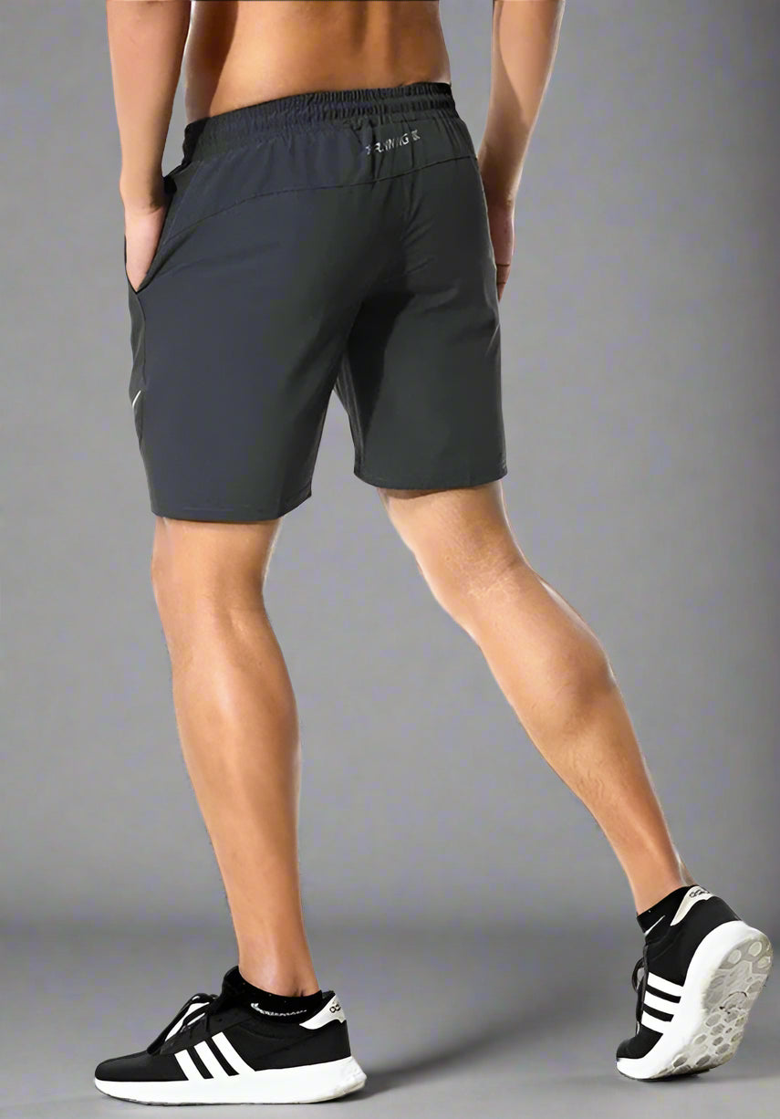 Grey Prime Running Shorts