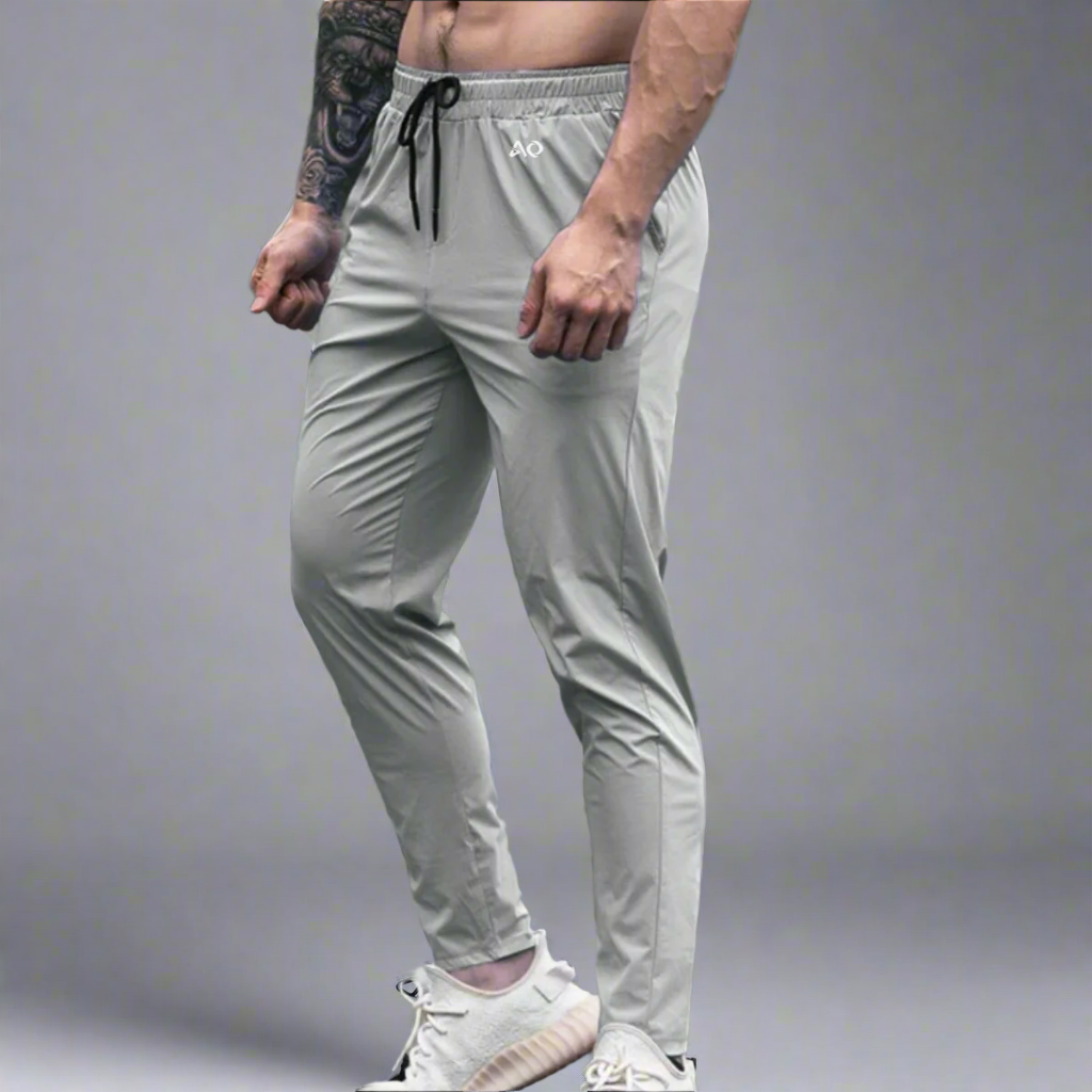 Light Grey Sport Run Joggers