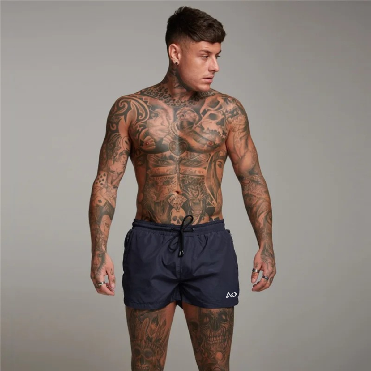 Blue AlphaStride Shorts