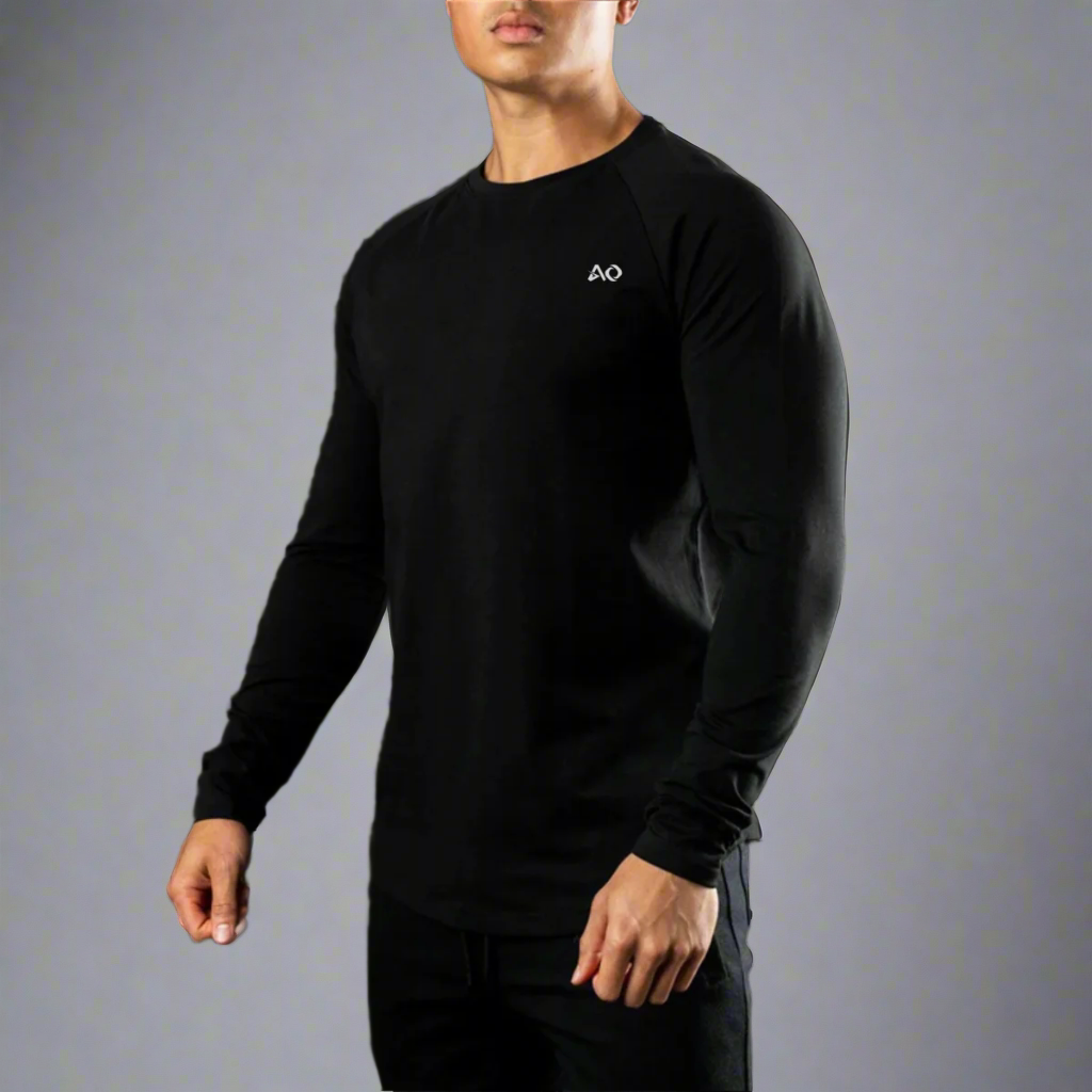 Black Hyperflex Sport Long Sleeve T-Shirt