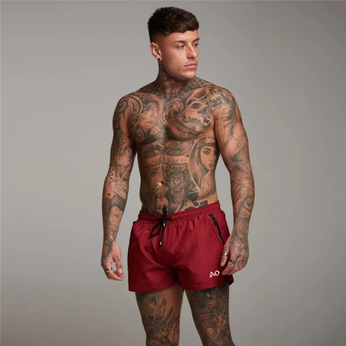 Red IronForm Shorts