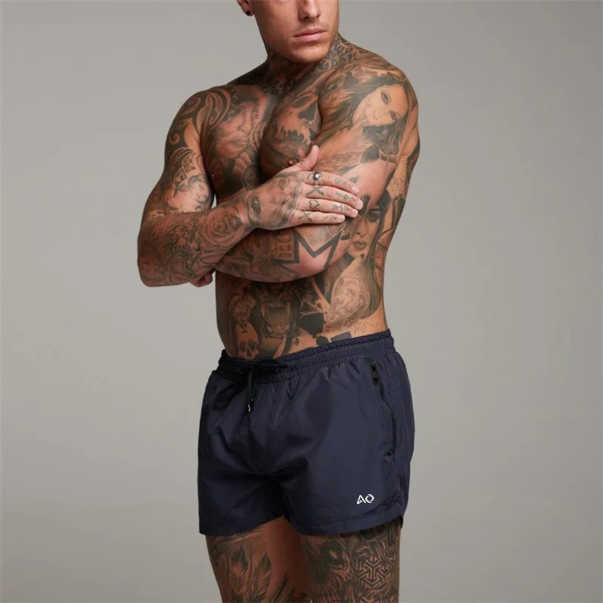 Blue AlphaStride Shorts