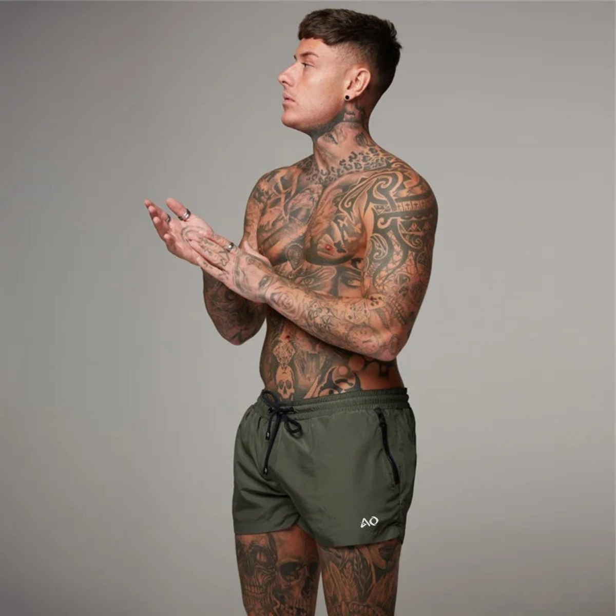 Green IronForm Shorts