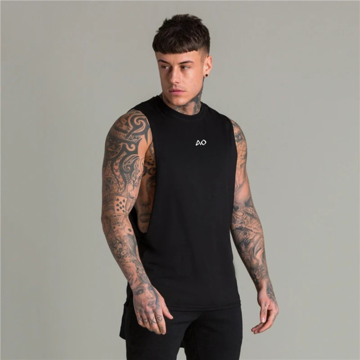 Black Just Gym Tank Top