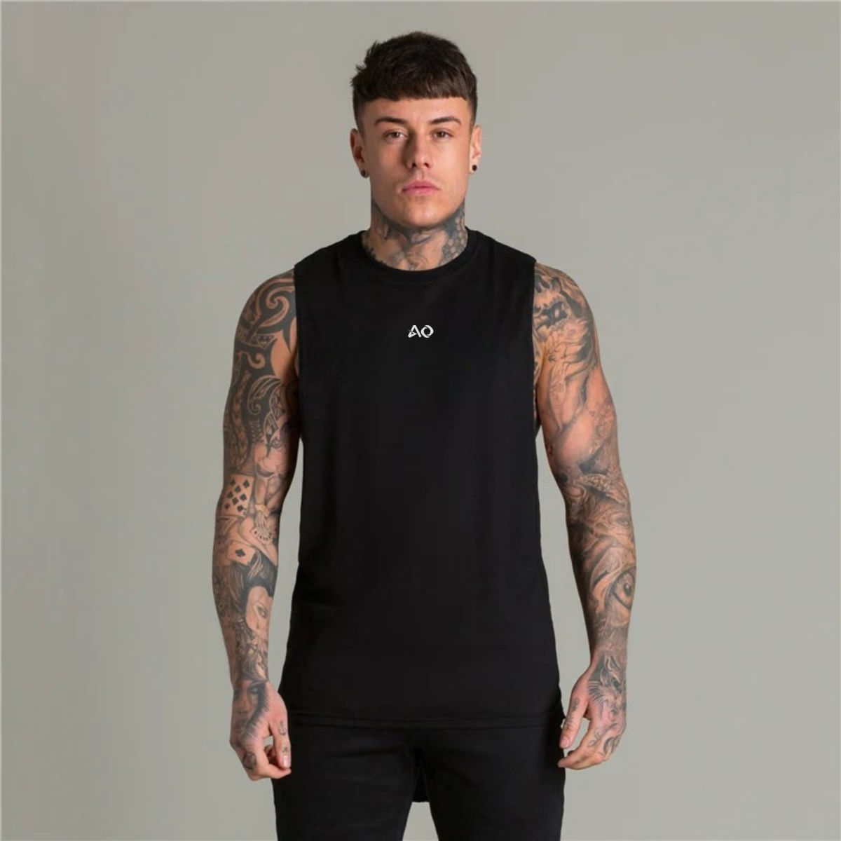 Black Just Gym Tank Top