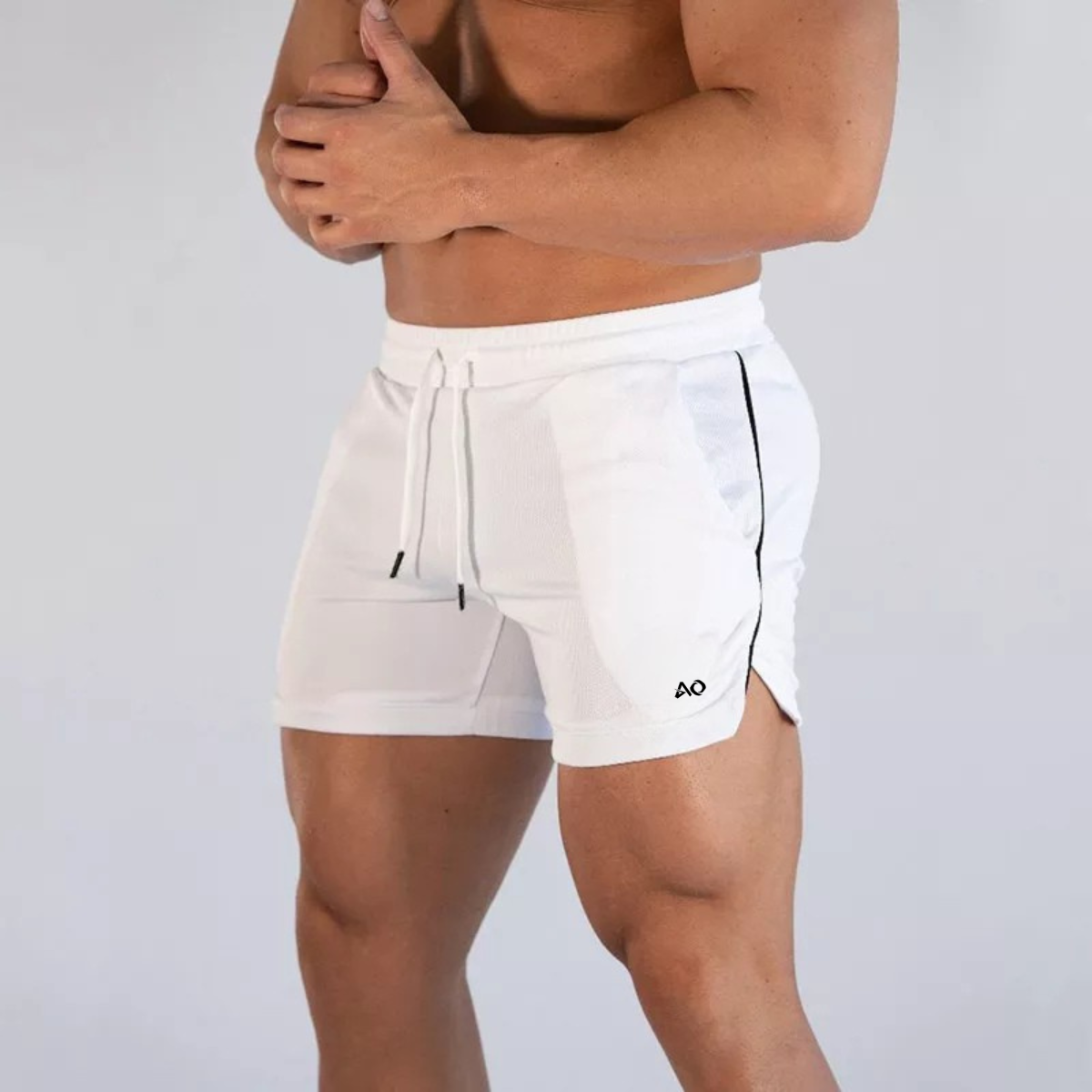 White Fit Pro Shorts