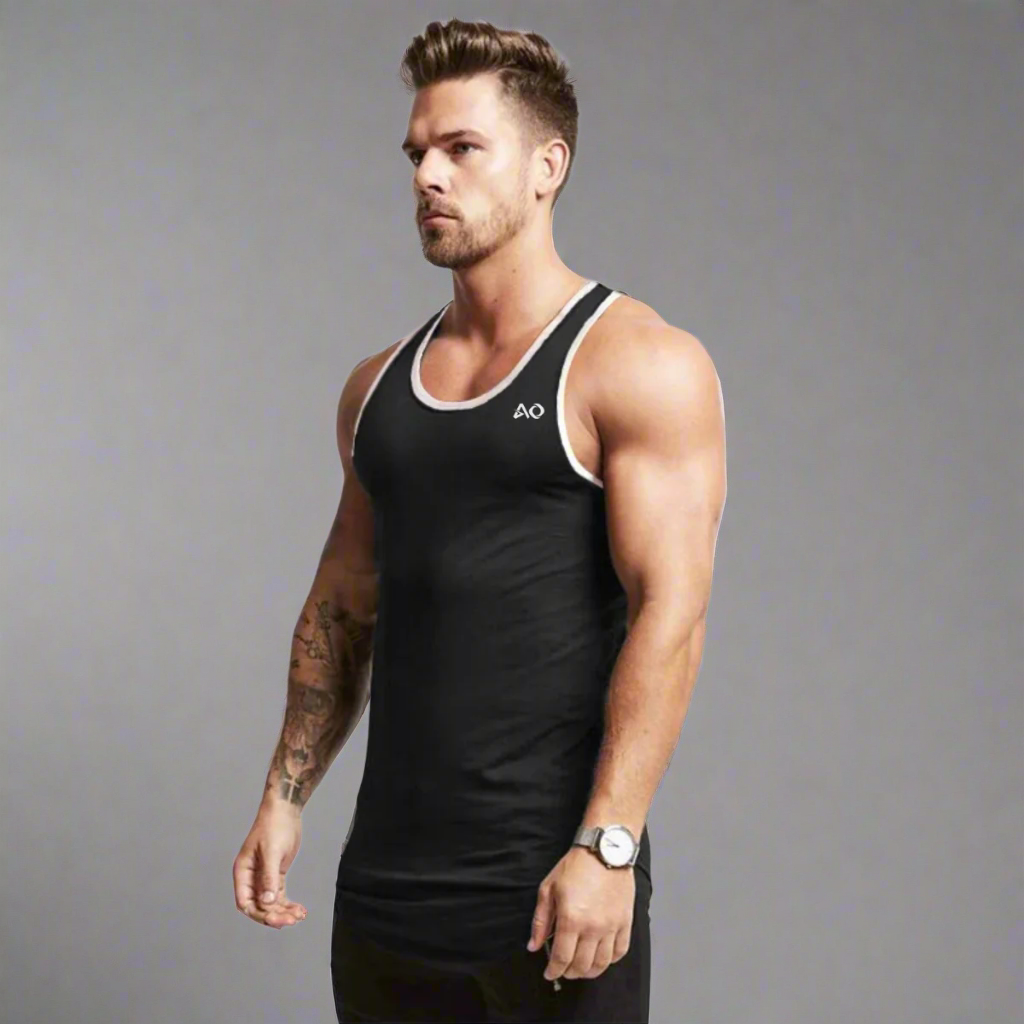 Black Active Core Tank Top