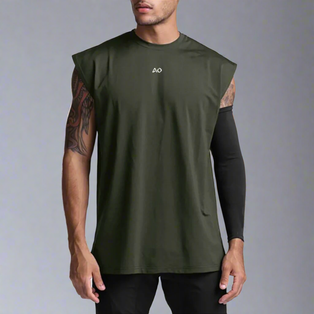 Green Iron Core Tank Top