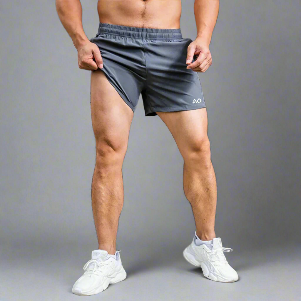 Space Grey Athletic Moving Shorts