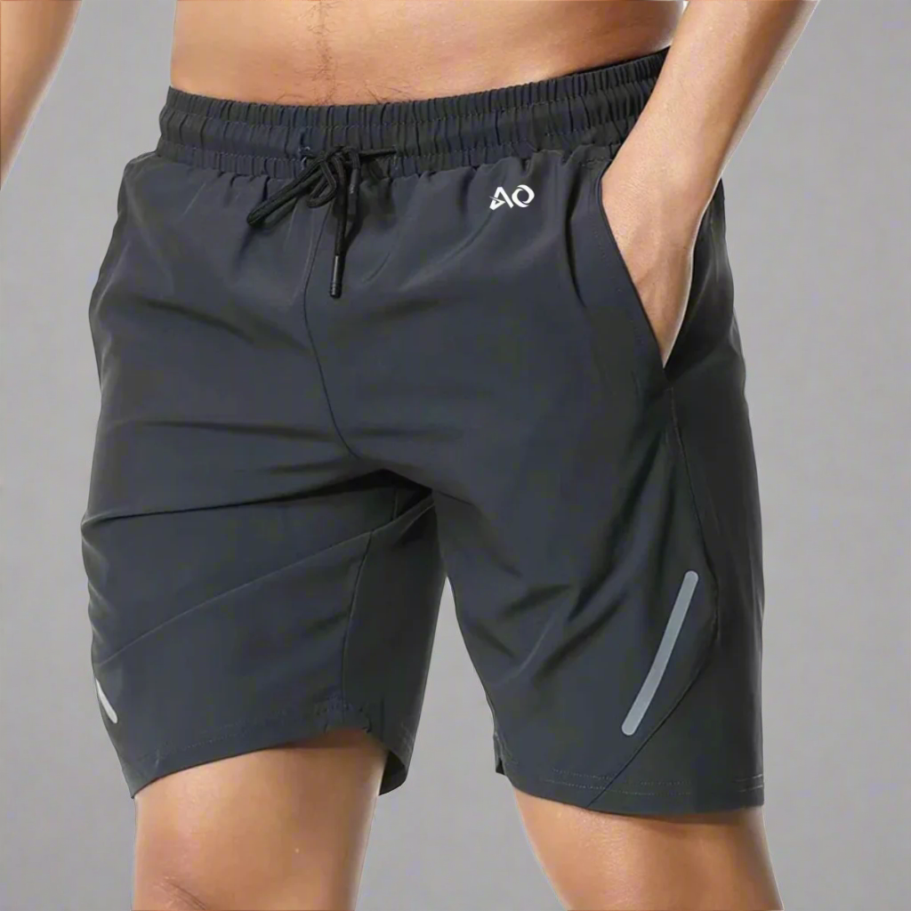 Grey Prime Running Shorts