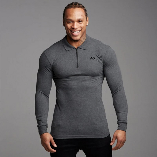 Grey Urban Long Sleeve T-Shirt