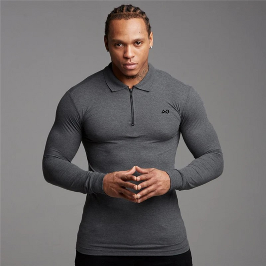 Grey Urban Long Sleeve T-Shirt