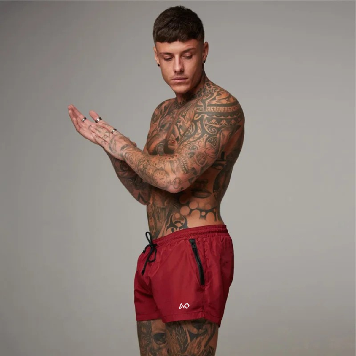 Red IronForm Shorts