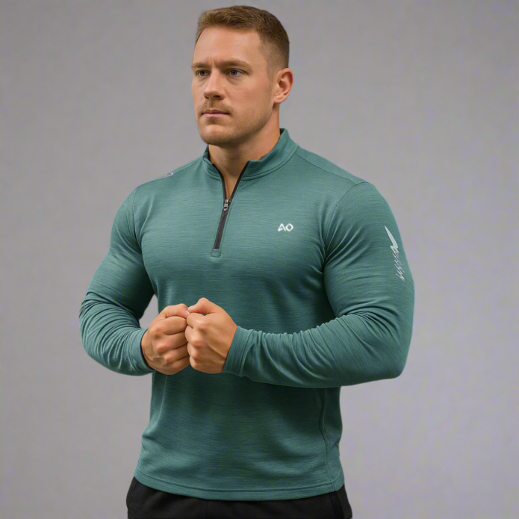 Lethal Green Compression Long Sleeve T-Shirt