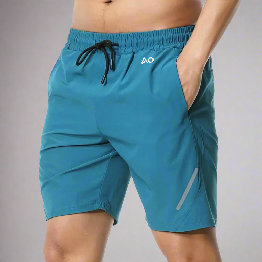 Seafoam Blue Prime Running Shorts