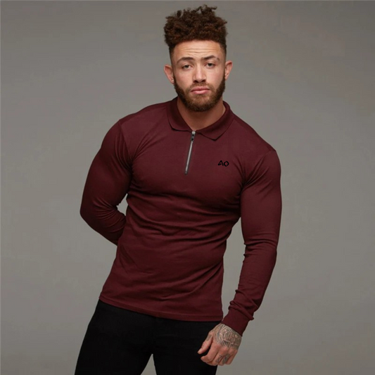 Red Urban Long Sleeve T-Shirt