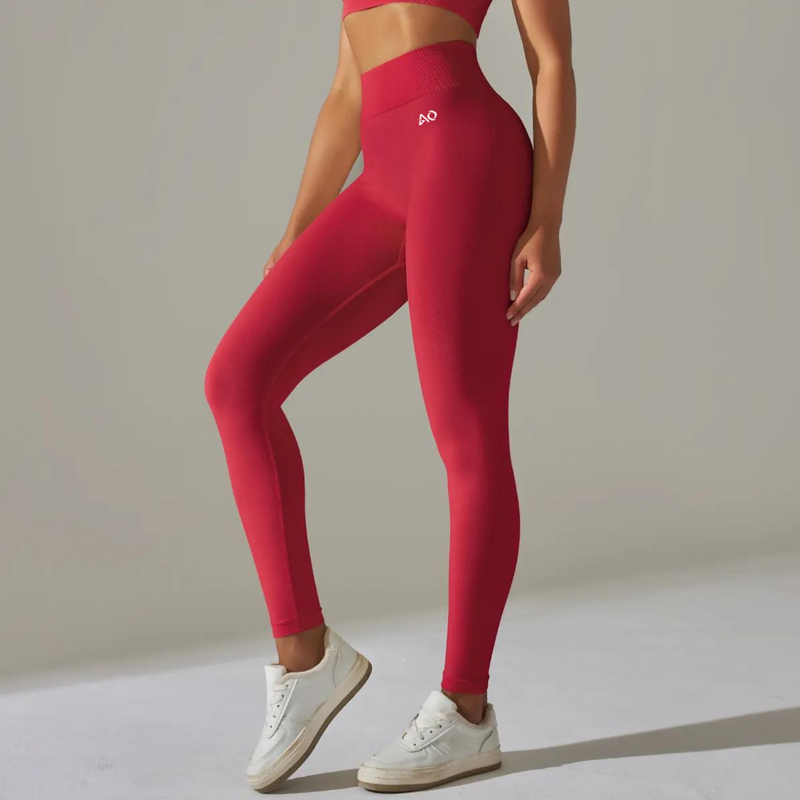 Red Wine Effortless Seamless Leggings