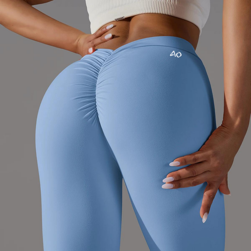 Sky Blue Shape Leggings