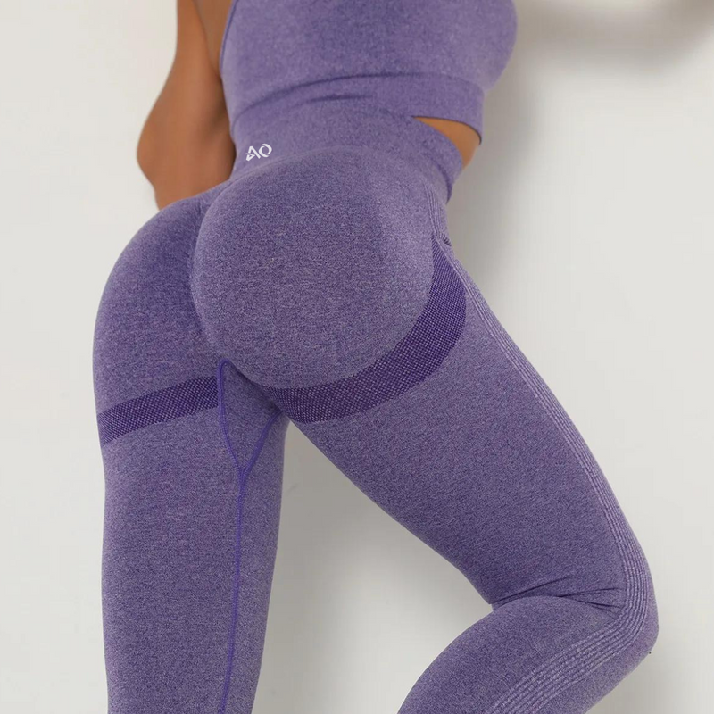 Violet Performance Seamless Leggings