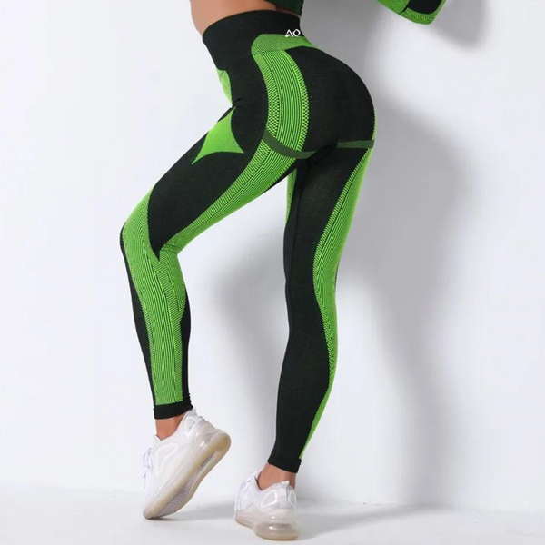 Jade Striped Leggings