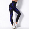 Cobalt Depths Striped Leggings