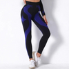 Cobalt Depths Striped Leggings