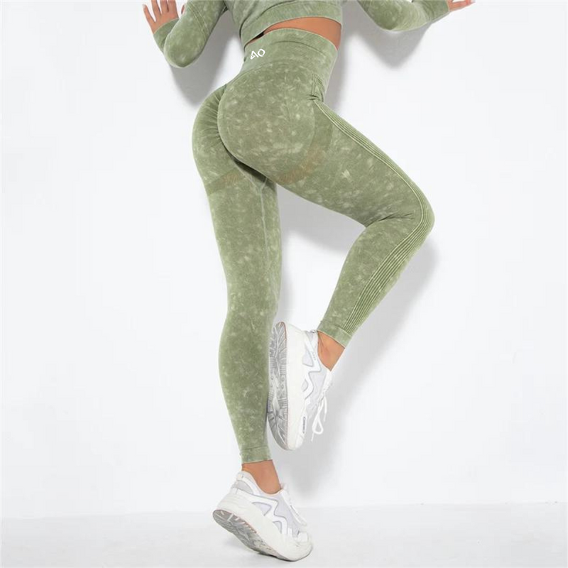 Army Green Shape Leggings