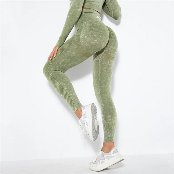 Army Green Shape Leggings