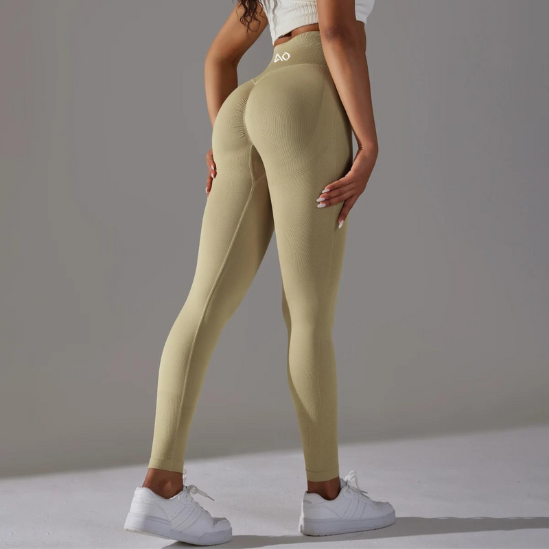 Khaki Scrunch Leggings