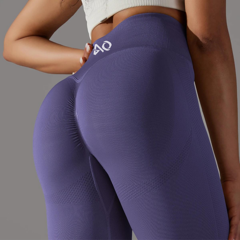 Purple Scrunch Legging