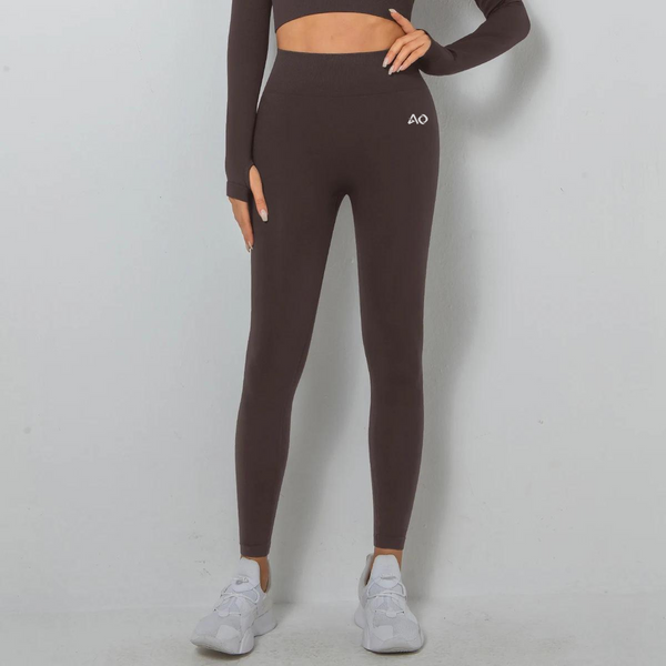 Toffee Brown Seamless Leggings