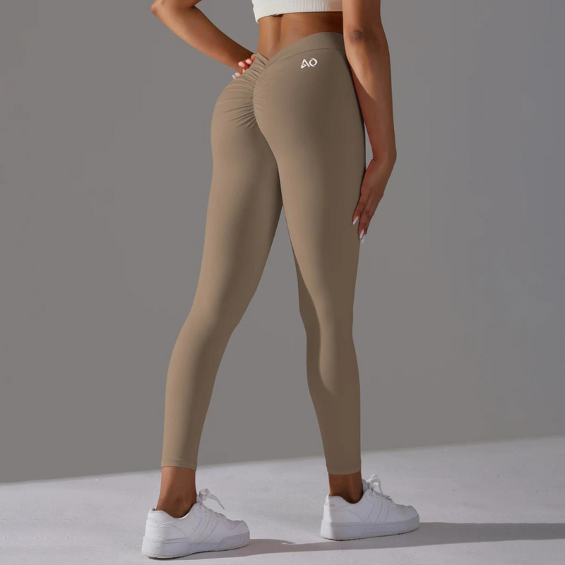 Cocoa Brown Shape Leggings