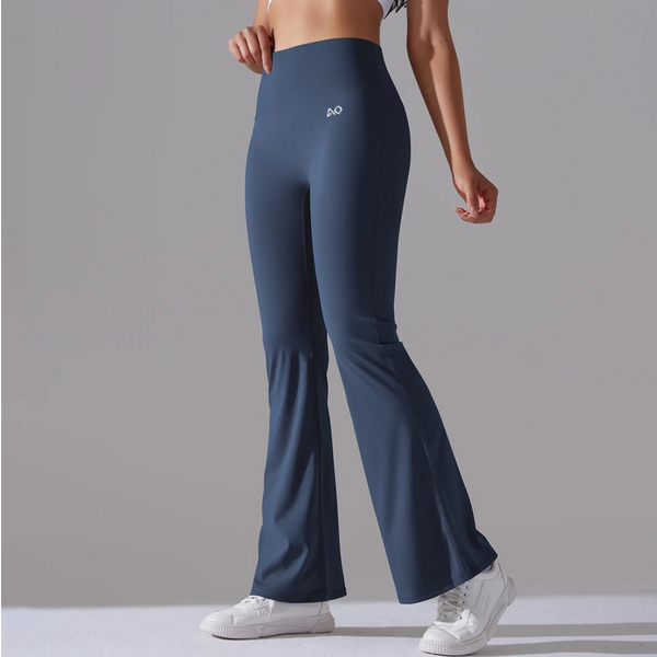 Navy Flare Leggings