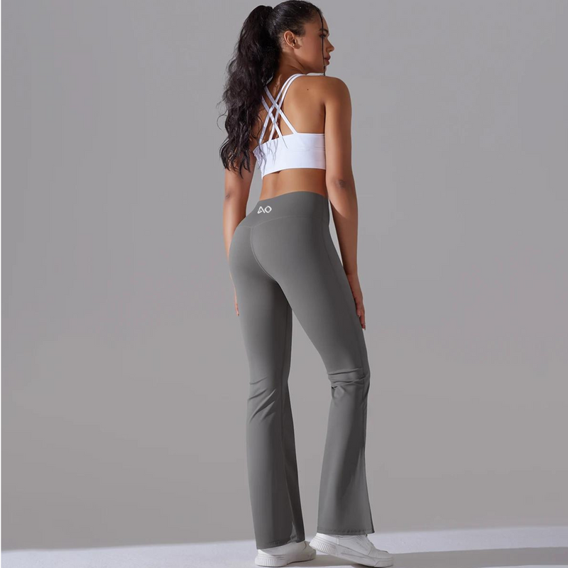 Grey Flare Leggings