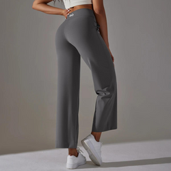 Slate Gray Wide Leg Pants