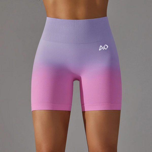 Gradient Seamless Pink Shorts