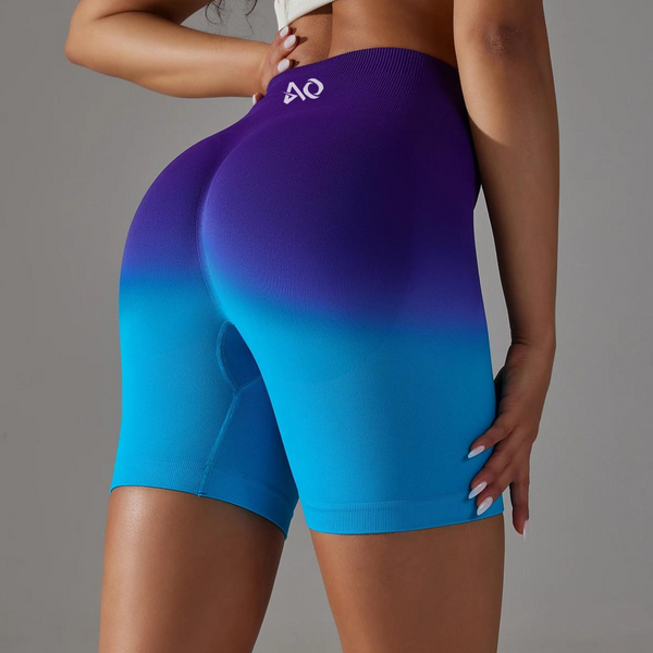 Gradient Seamless Purple Shorts