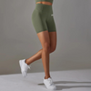 Army Green Seamless Scrunch Shorts