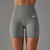 Grey Marl Seamless Scrunch Shorts