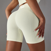Ivory Seamless Scrunch Shorts