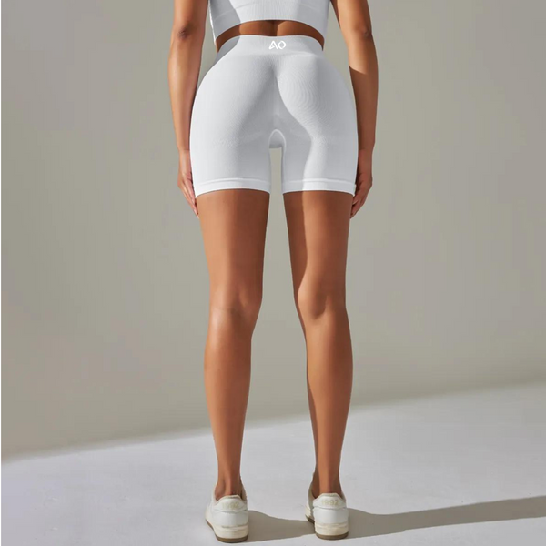 White Effortless 2.0 Seamless Shorts