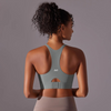 Grey Athletic Compression Bra