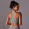 Grey Athletic Compression Bra