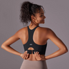 Black Athletic Compression Bra