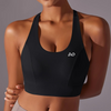 Black Athletic Compression Bra